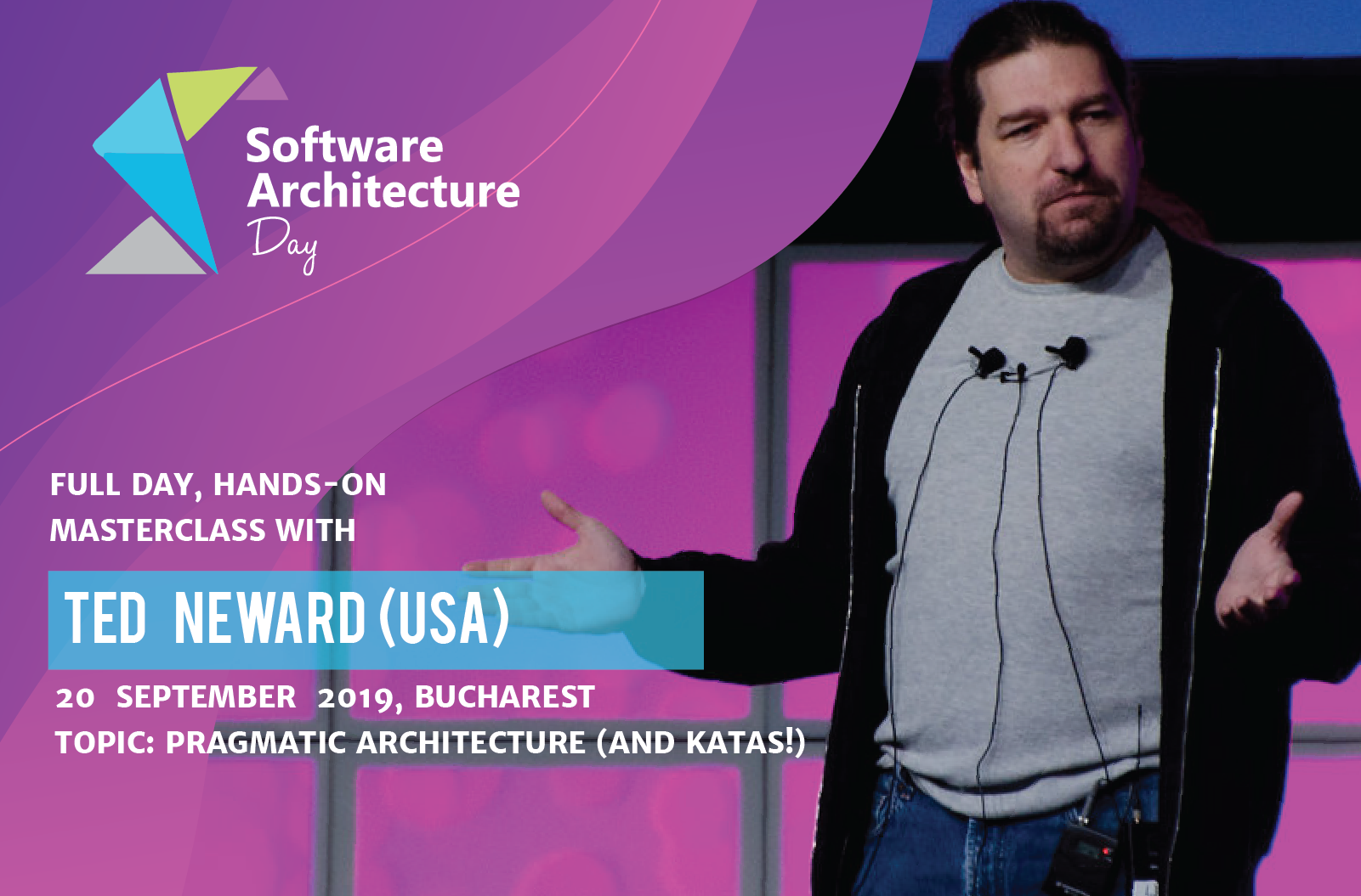 Ted Neward vine pentru prima data în România la invițatia Software Architecture Day!