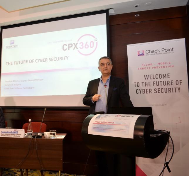 Noul Country Manager pentru România și Bulgaria al Check Point Software Technologies, Sebastian Bănică, lansează soluția Infinity Total Protection