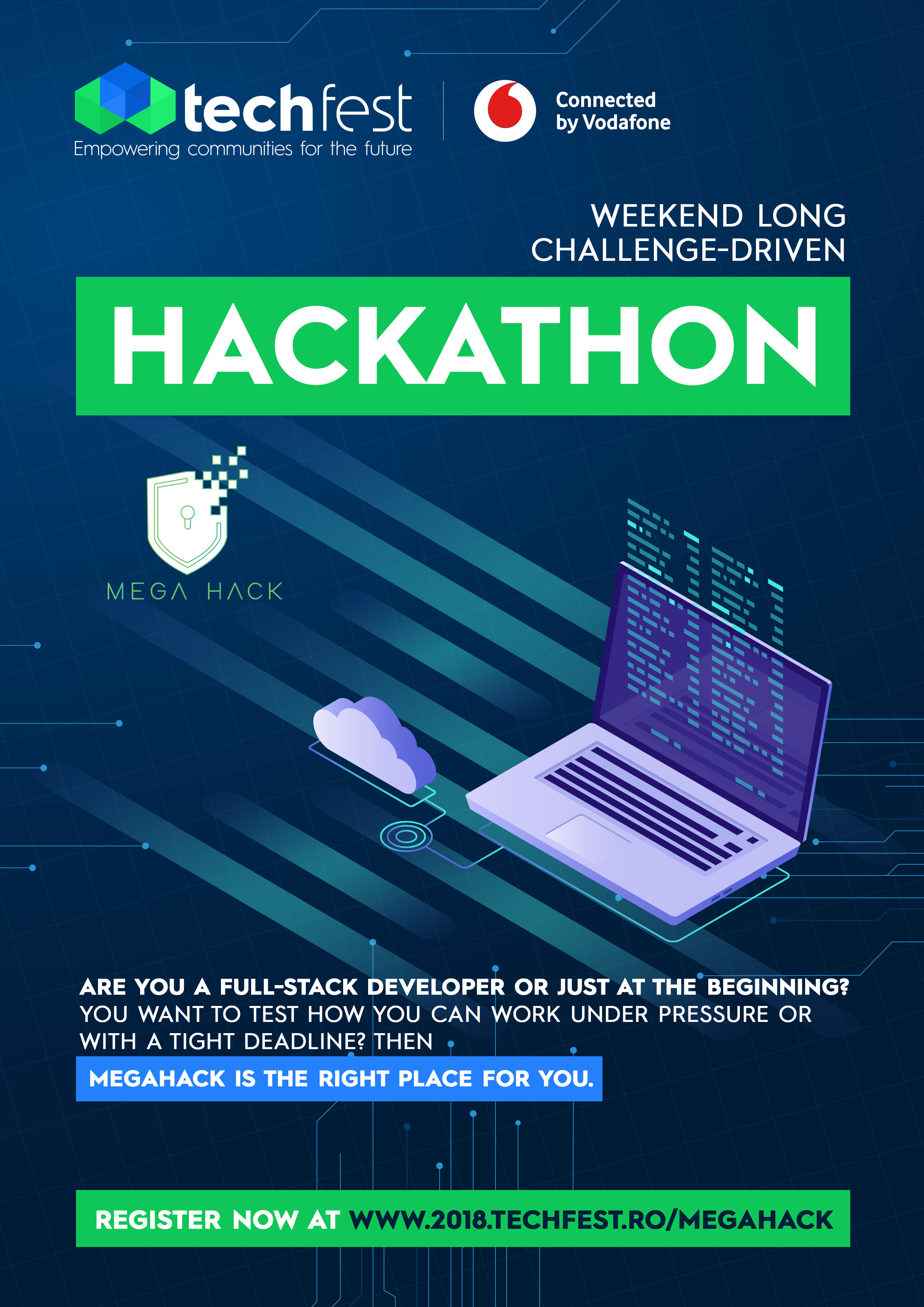 Premii de 10.000 de euro pentru programatorii așteptați la hackathonul din cadrul TechFest connected by Vodafone 