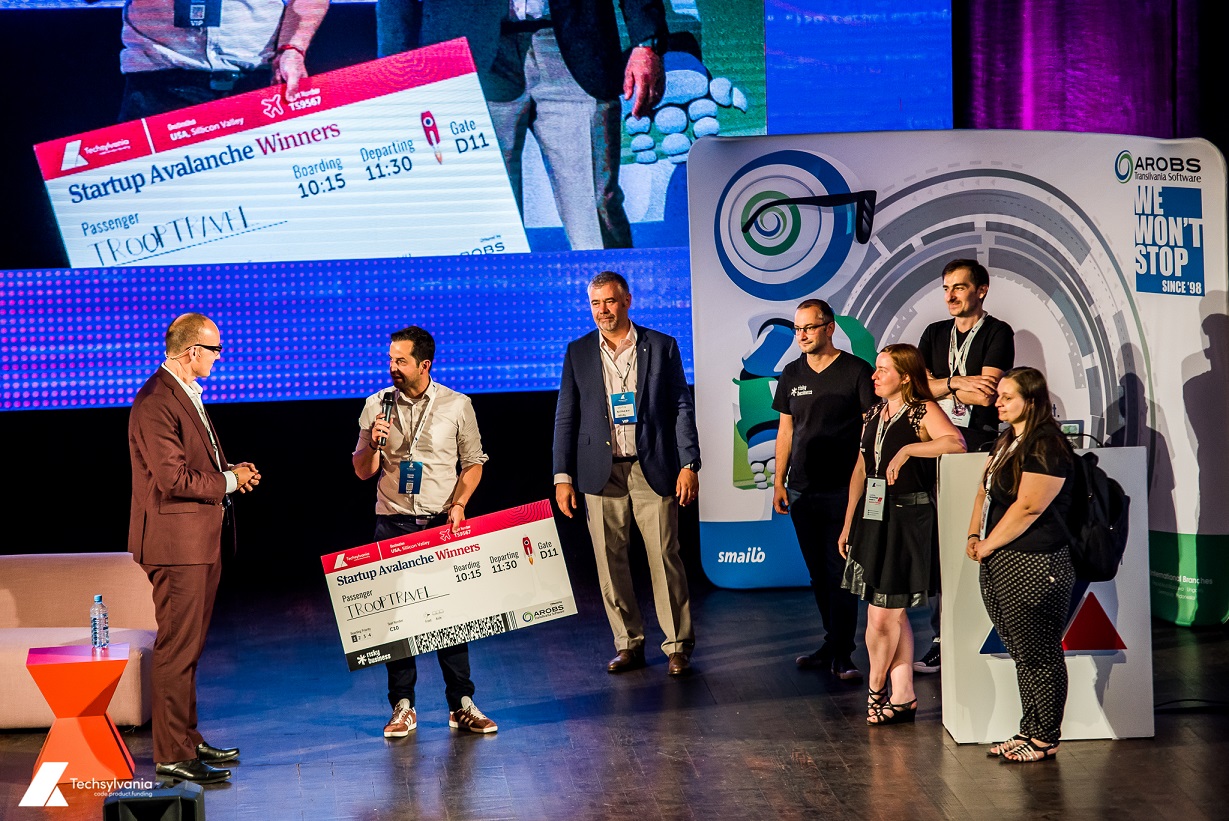 Troop Travel, platforma de soluții pentru evenimente corporate, a câștigat biletul spre Silicon Valley în competiția din cadrul Techsylvania