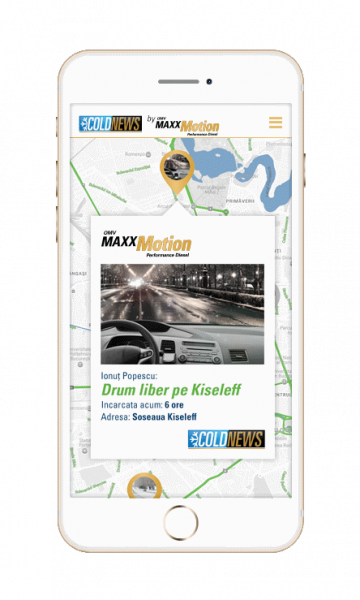 OMV lansează Coldnews.info powered by OMV MaxxMotion, prima platformă destinată traficului de iarnă, cu informații geolocalizate