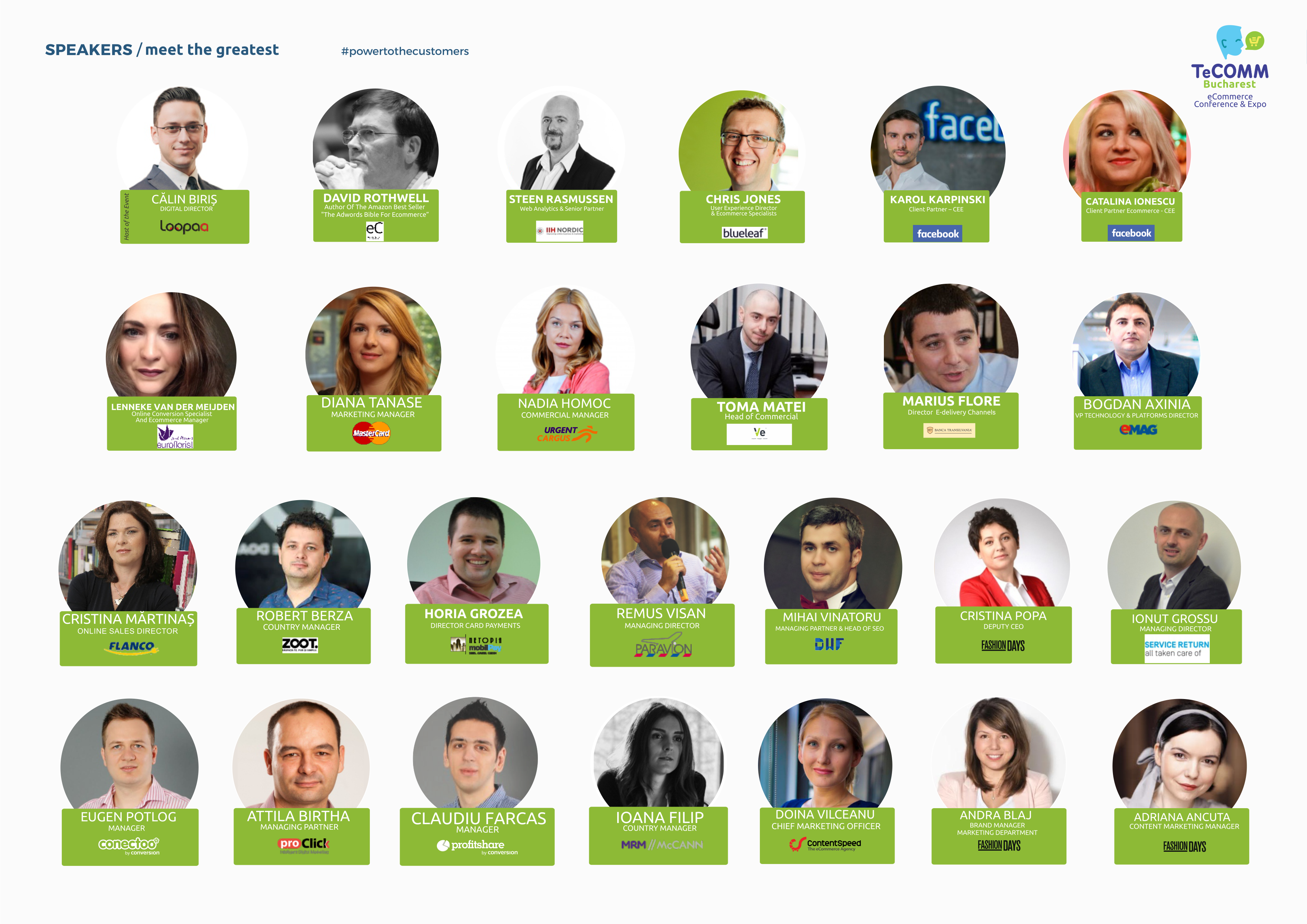 Premium Customers și Strategii din online dincolo de speranțe,  la Conferința de eCommerce TeCOMM București