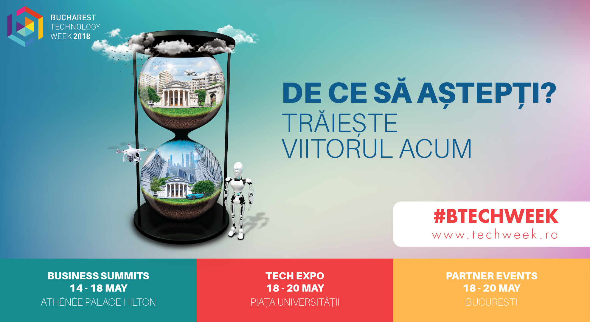 S-au deschis înregistrările pentru festivalul Bucharest Technology Week