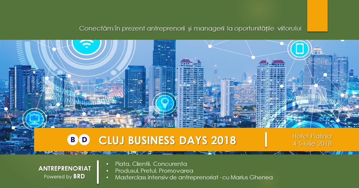 BUSINESS DAYS aduce la Cluj, în premieră, evenimentele 1NSPIRING și Muzeul Antreprenoriatului pentru comunitatea locală de business 
