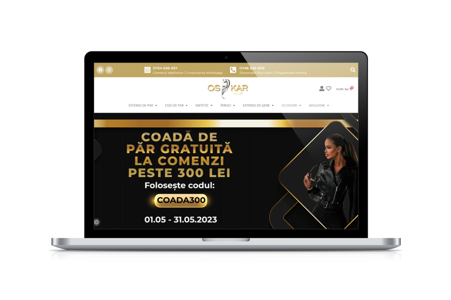 Oskar Shop - Extensii de păr, peruci și accesorii