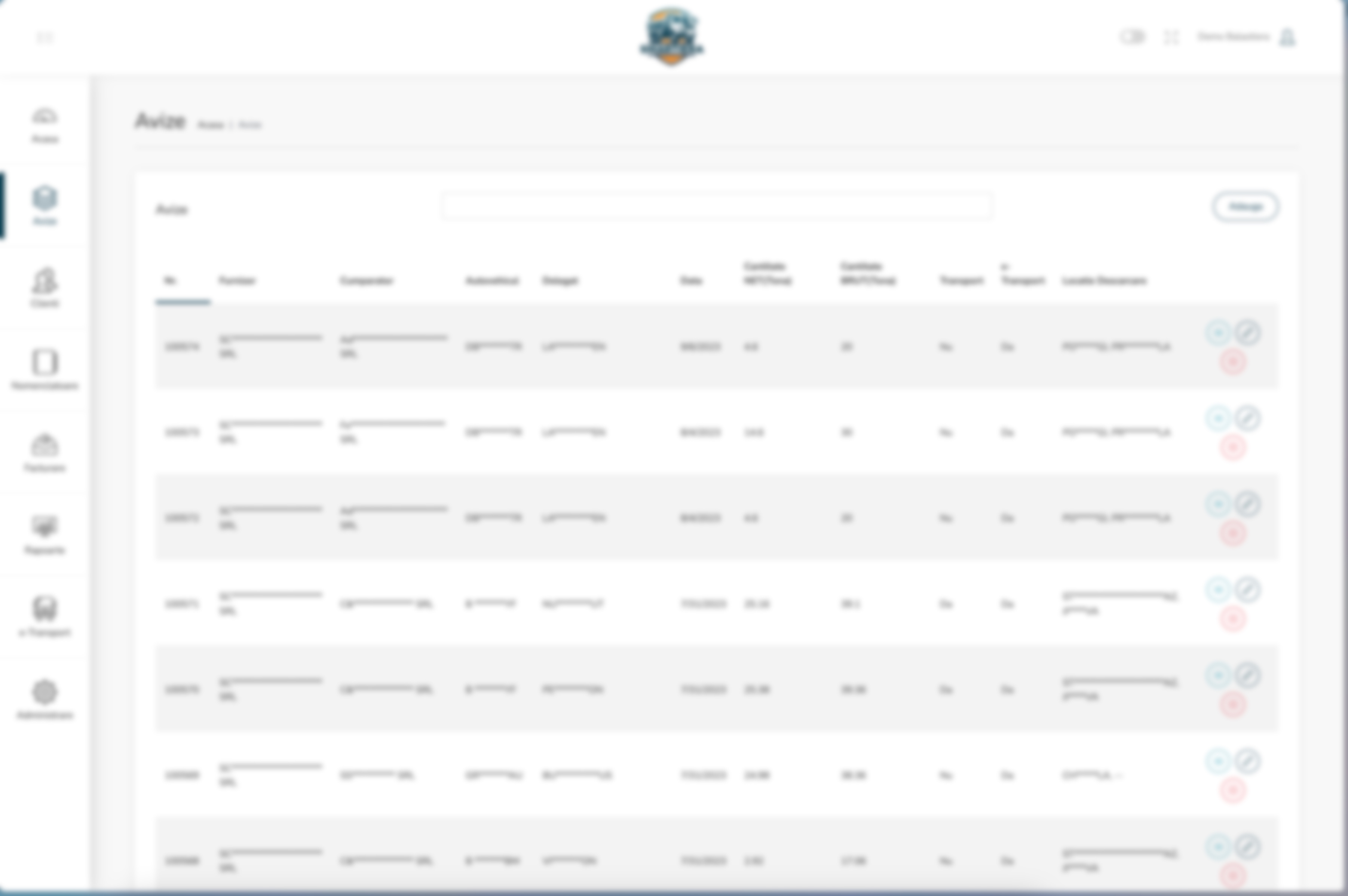 Software Avize Balastiere si Gestionare Clienti
