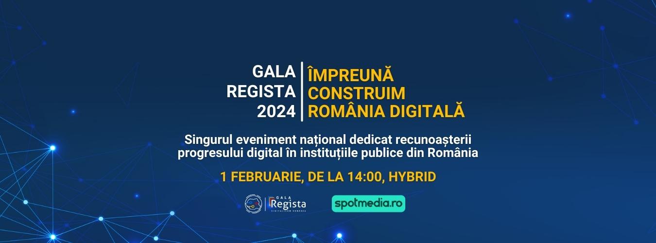 Gala Regista - evenimentul care aduce recunoaștere instituțiilor publice pentru progresul digital din 2023