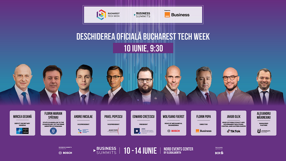 Bucharest Tech Week își deschide porțile săptămâna viitoare - Capitala devine epicentrul tehnologiei și inovației