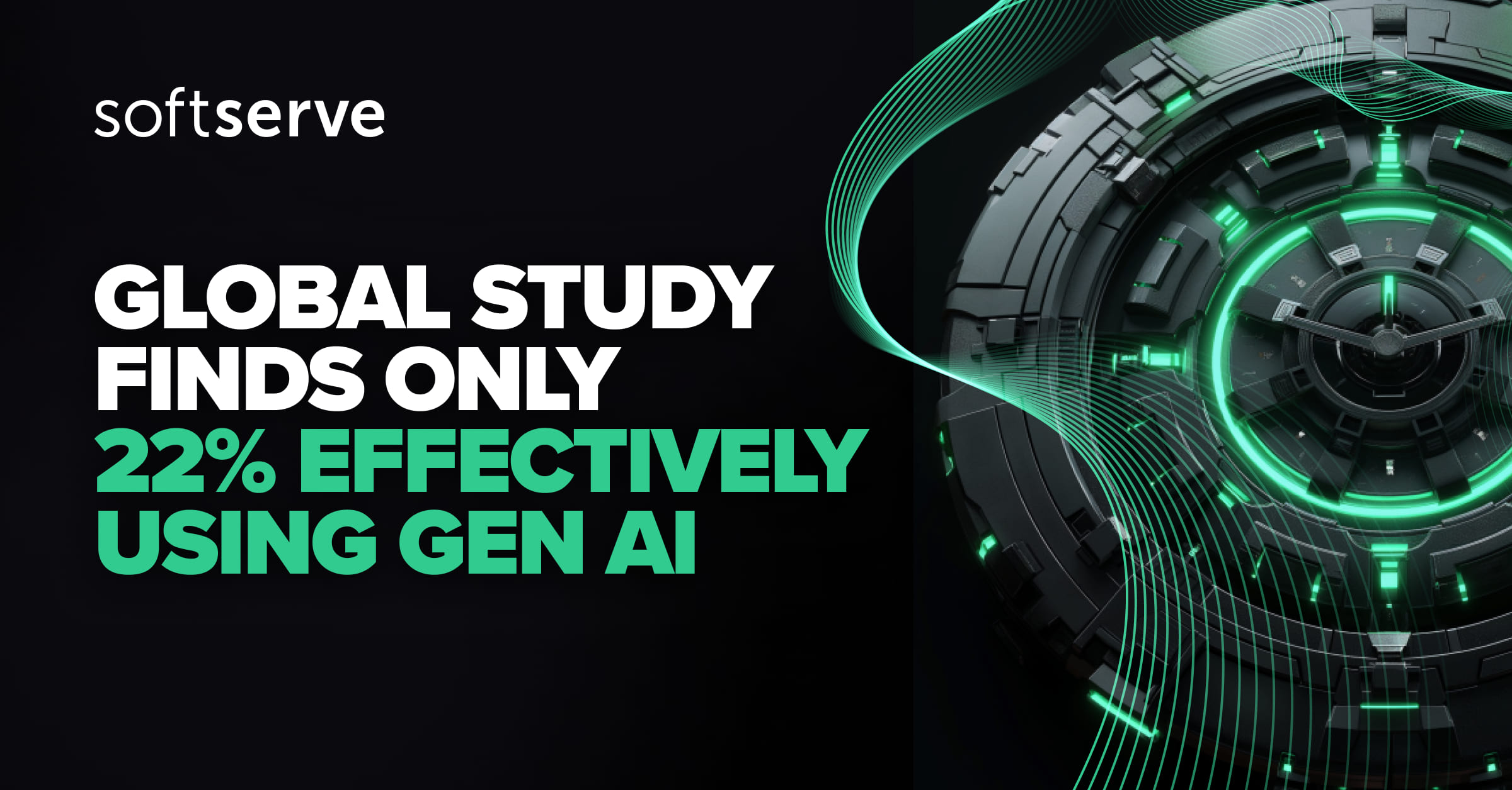 Studiu global: doar 22% dintre companii utilizează în mod eficient Inteligența Artificială Generativă 