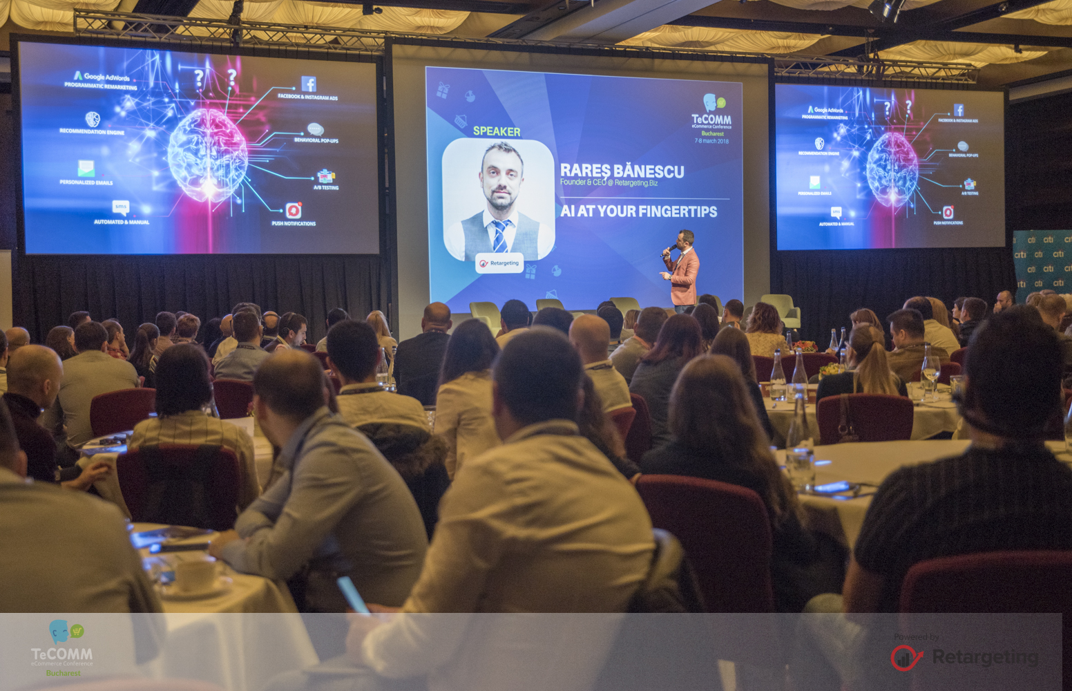 Profesioniștii în eCommerce și proprietarii de magazine online au luat parte la 2 zile de conținut premium la TeCOMM