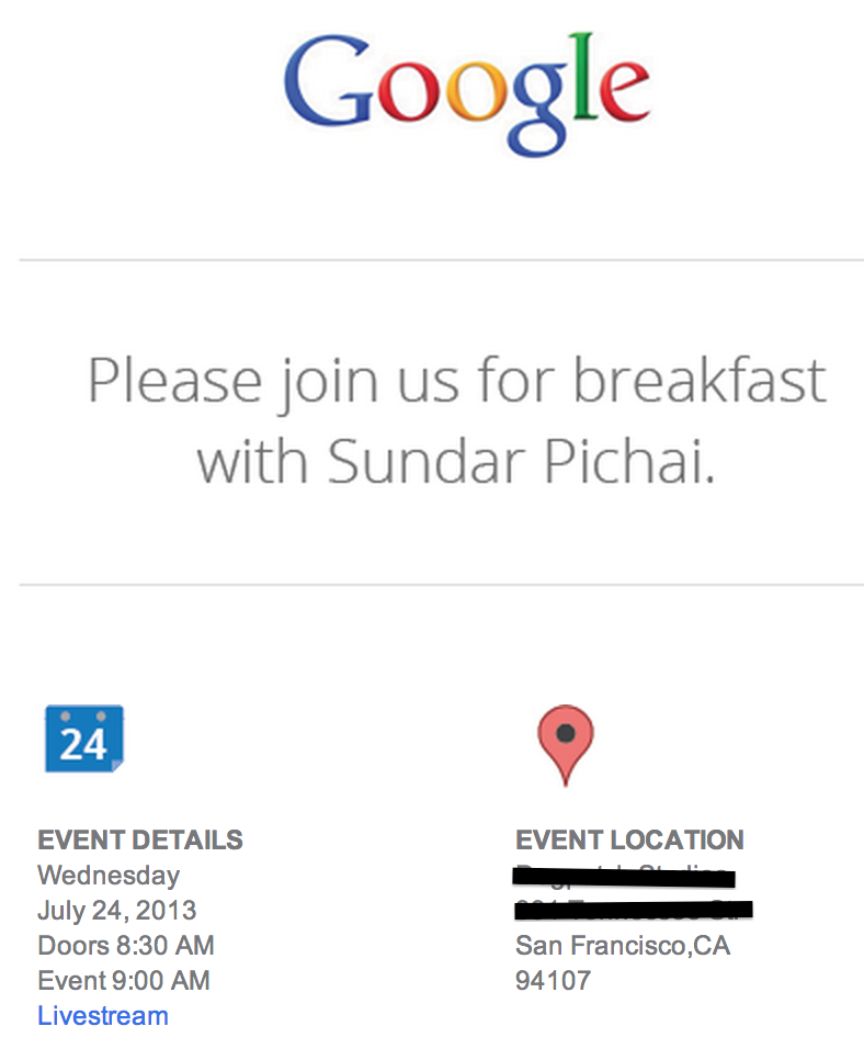 Google invita mass-media la un mic dejun inovator.  Se va afla Android 4.3 in meniu?