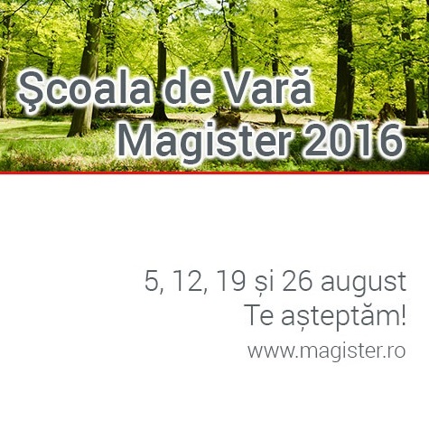 Gratuit: perfectionarea cunostintelor de retail la Scoala de Vara Magister 2016