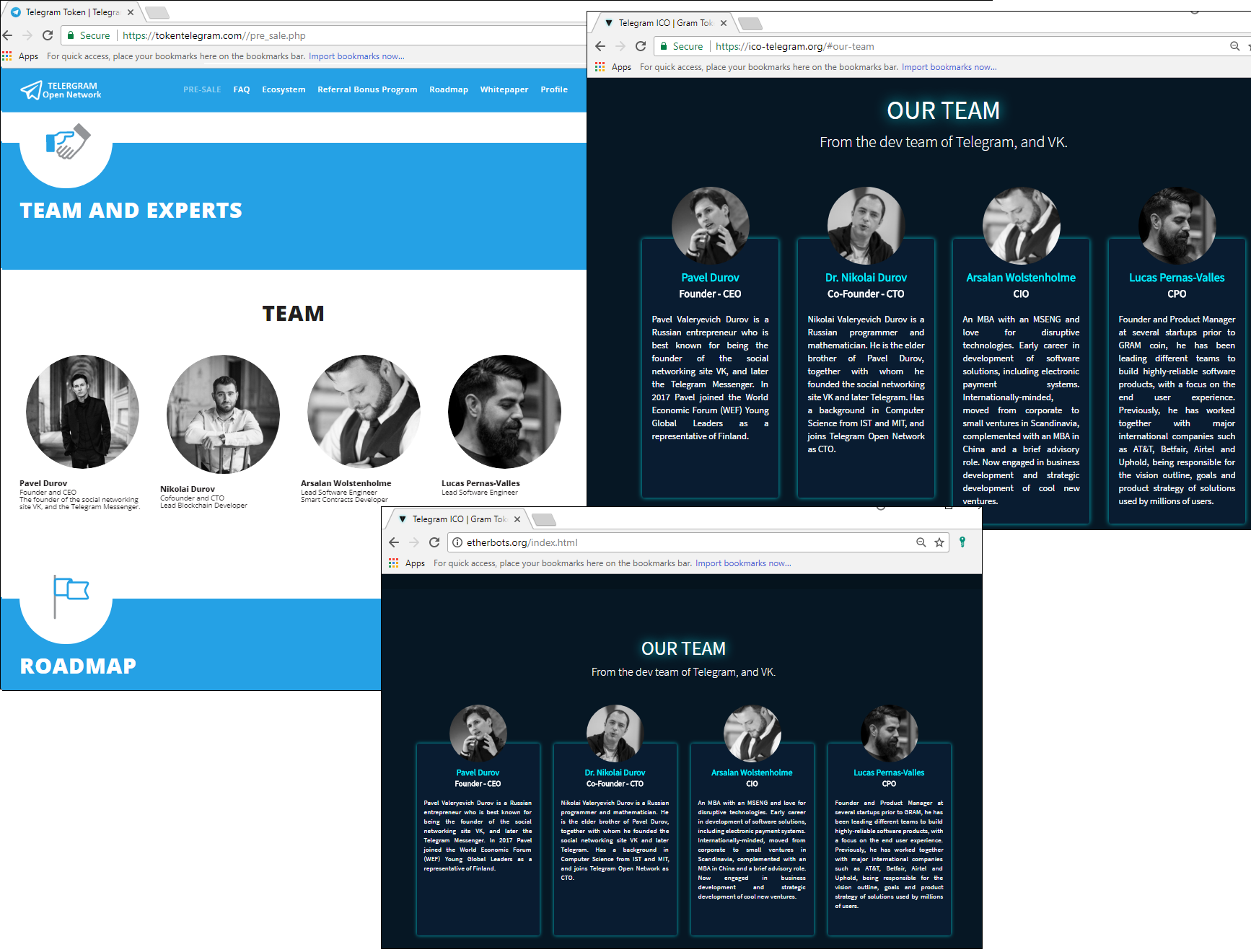 Infractorii profită de zvonurile legate de lansarea unui ICO de către Telegram, creând zeci de site-uri false 