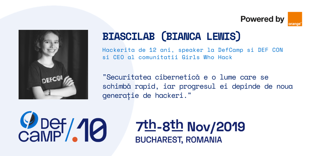 DefCamp #10: o hackeriță de 12 ani și un specialist cu 36 de ani de experiență în cybersecurity participă la cea mai mare conferință de securitate cibernetică