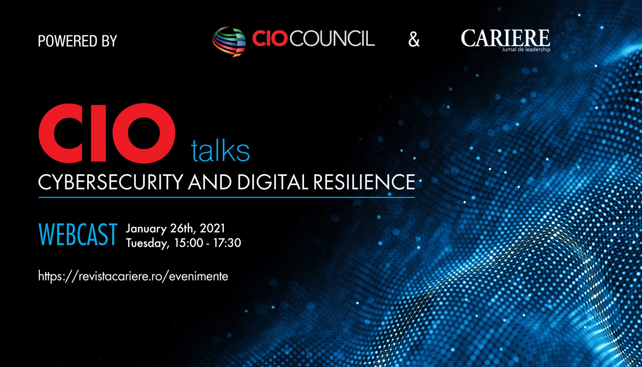 WEBCAST: CIO TALKS - Powered by CIO Council