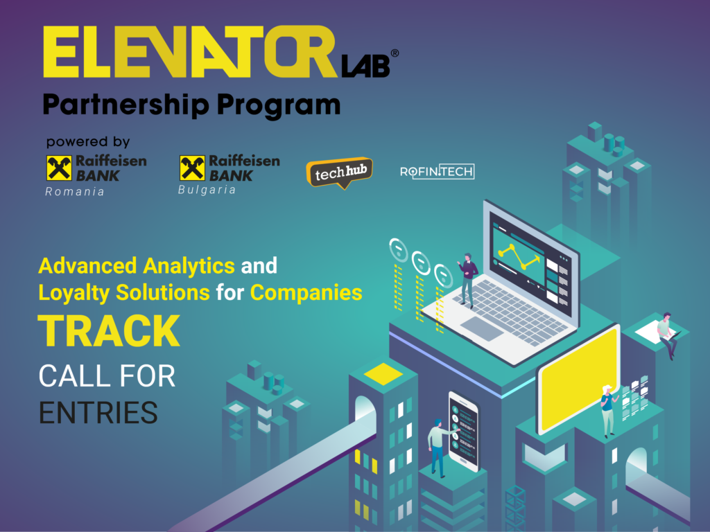 Startup-urile şi companiile tech se pot înscrie între 26 mai – 26 iunie în Elevator Lab, cu soluţii de analiză de date sau loializare