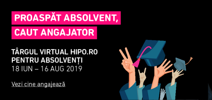 850 pentru Juniori la nivel național și internațional în cadrul Târgului Virtual Hipo.ro pentru Absolvenți