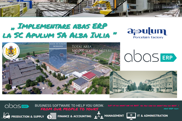 Implementare abas ERP la SC Apulum SA Alba Iulia