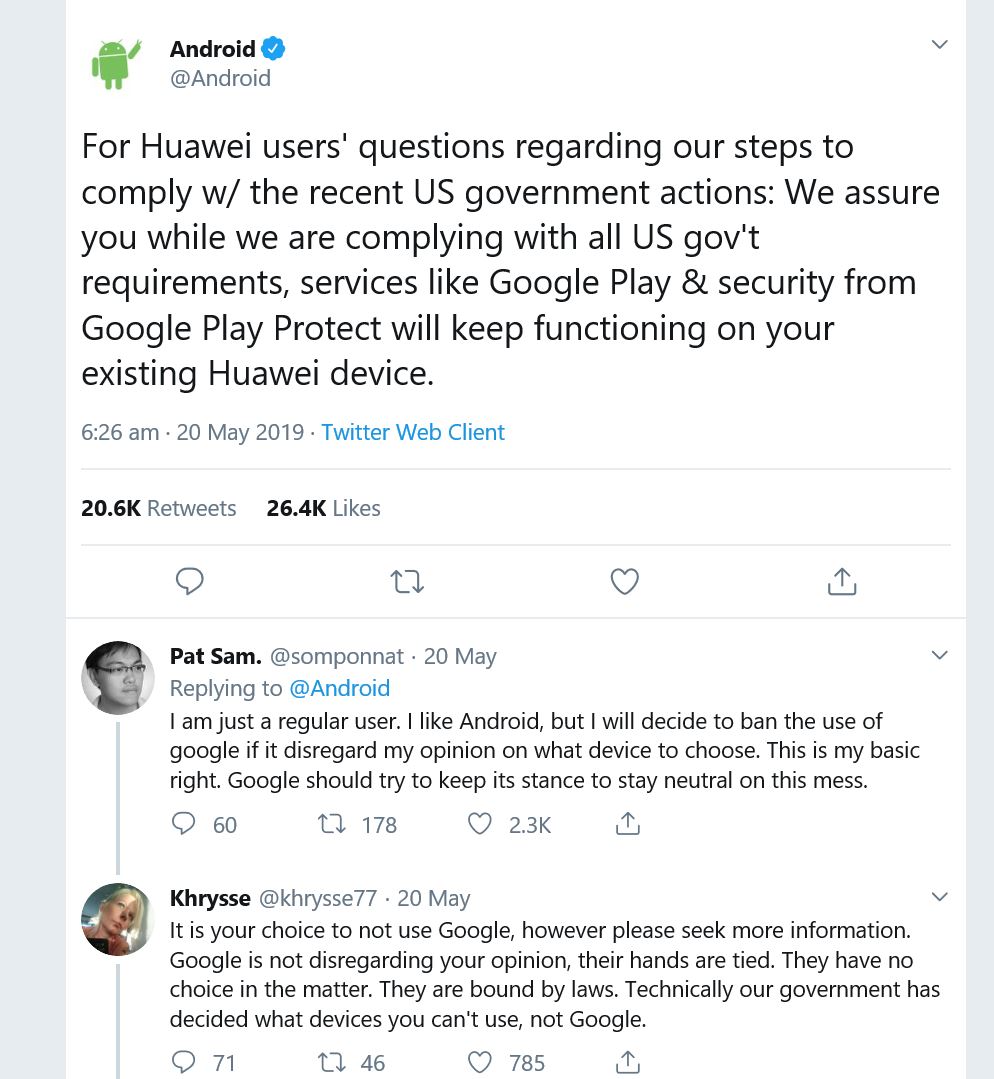 Declarație oficială Huawei privind colaborarea cu Google