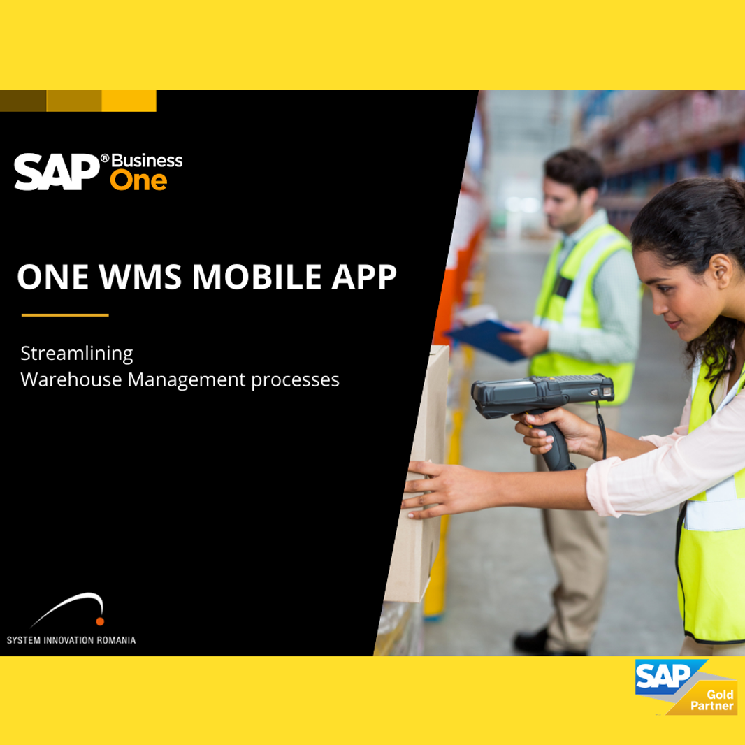 Nu ai aflat încă? Am lansat ONE WMS, o aplicaţie mobilă pentru gestiunea depozitului.