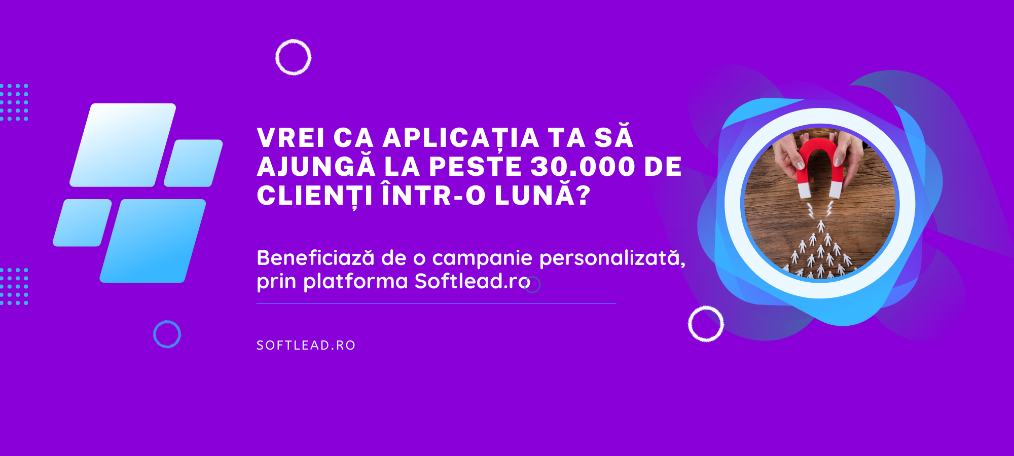 Softlead 30k - Crește vizibilitatea aplicației tale software!