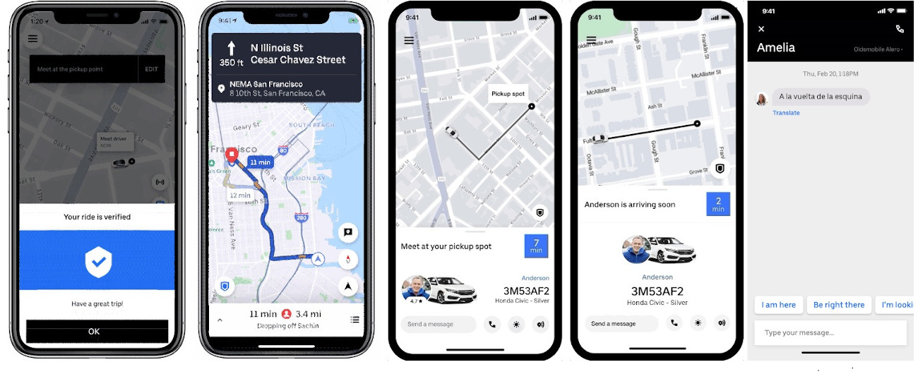 Uber lansează noi funcții în aplicație, pentru îmbarcări mai simple și mai sigure